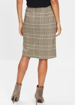 Jupe crayon avec boutons