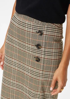 Jupe crayon avec boutons