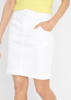 Jupe en coton extensible