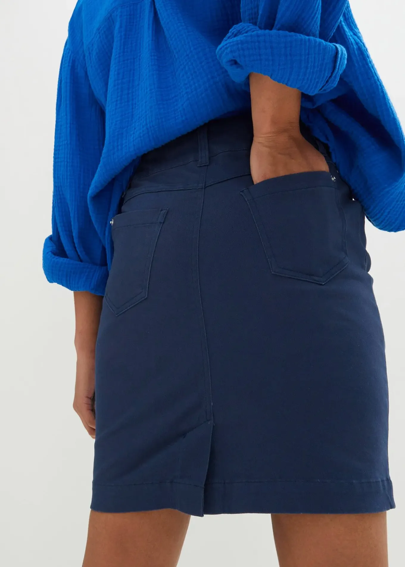 Jupe en coton extensible