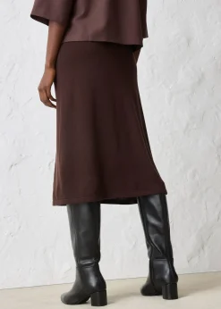 Jupe en fine laine mérinos