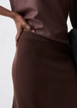 Jupe en fine laine mérinos