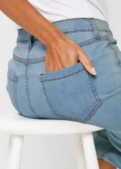 Jupe en jean à boutons