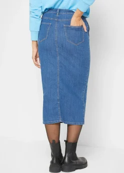 Jupe en jean avec fente