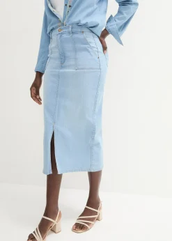 Jupe en jean avec fente