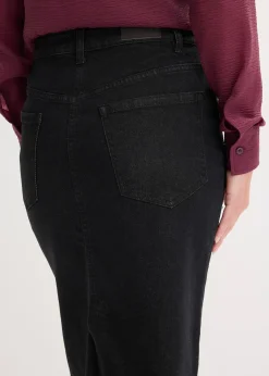 Jupe en jean avec strass