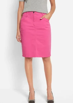 Jupe en jean extensible