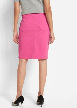 Jupe en jean extensible