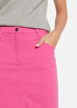 Jupe en jean extensible