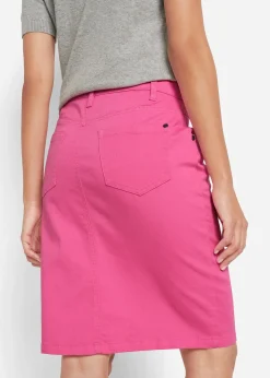 Jupe en jean extensible