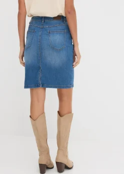 Jupe en jean extensible