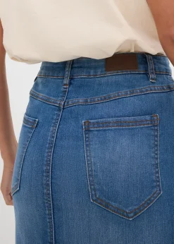 Jupe en jean extensible