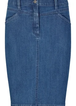 Jupe en jean extensible