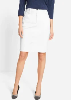 Jupe en jean extensible