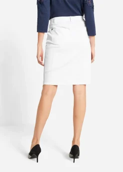 Jupe en jean extensible