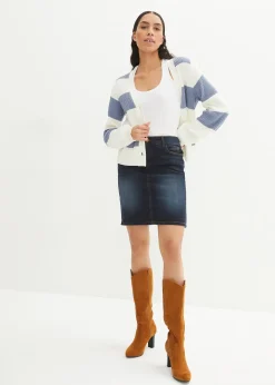 Jupe en jean extensible