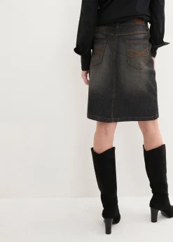 Jupe en jean extensible