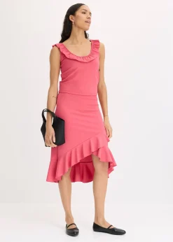 Jupe en jersey à volants