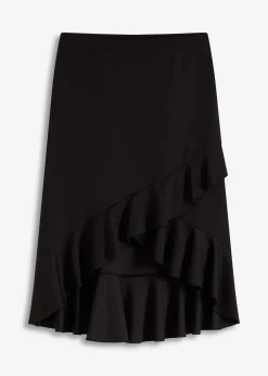 Jupe en jersey à volants