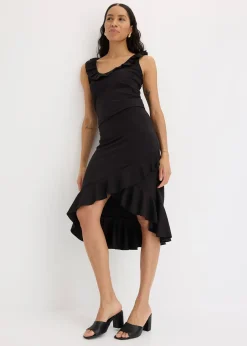 Jupe en jersey à volants