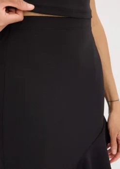 Jupe en jersey à volants