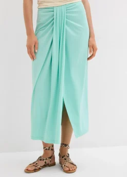 Jupe en jersey avec taille élastiquée