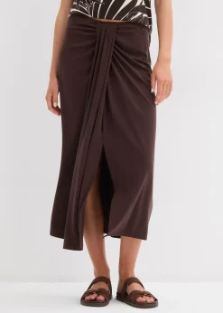 Jupe en jersey avec taille élastiquée