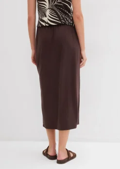 Jupe en jersey avec taille élastiquée