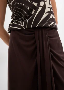 Jupe en jersey avec taille élastiquée