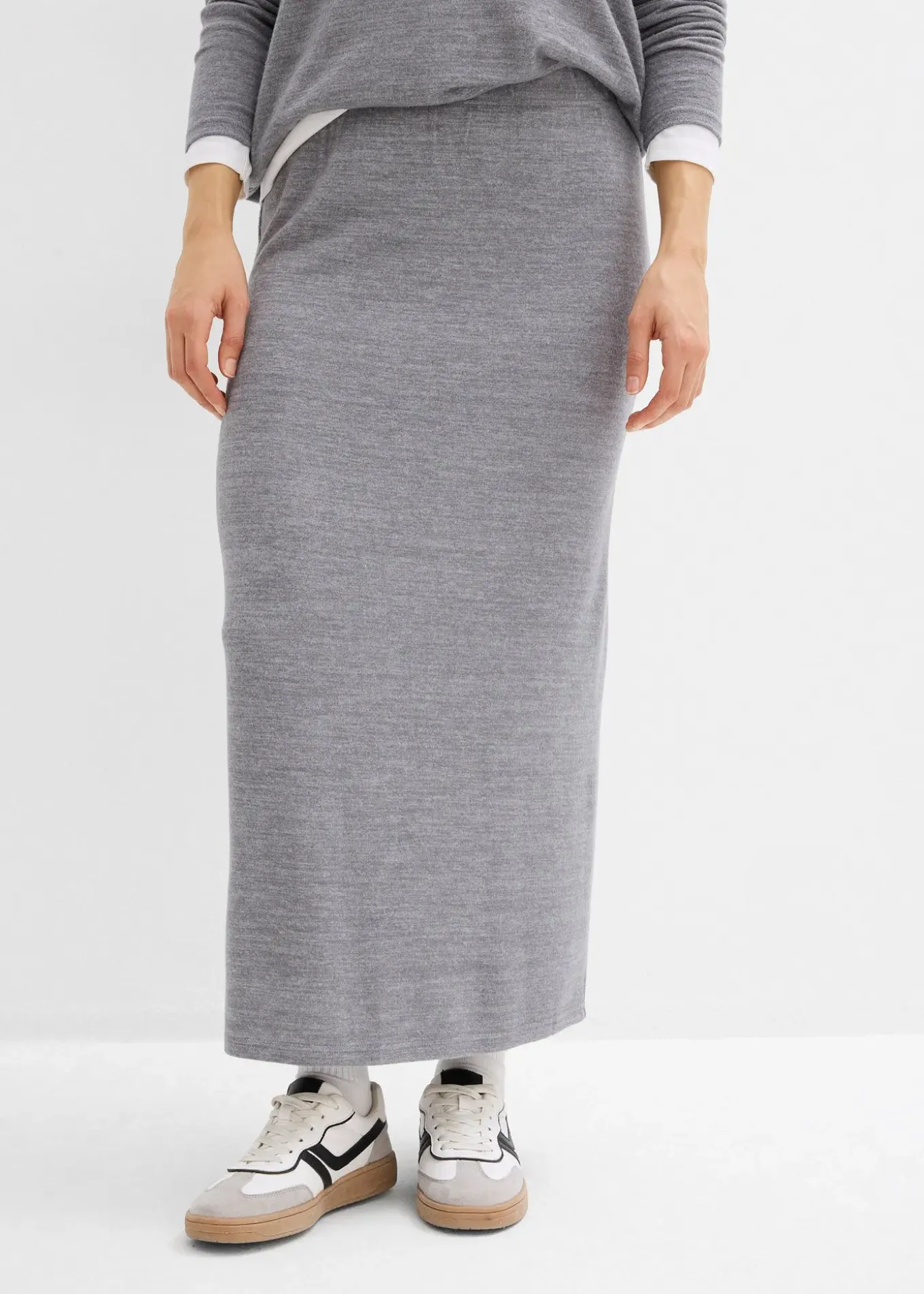 Jupe en jersey effet maille