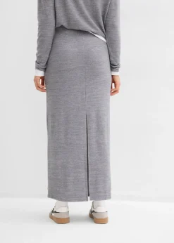 Jupe en jersey effet maille