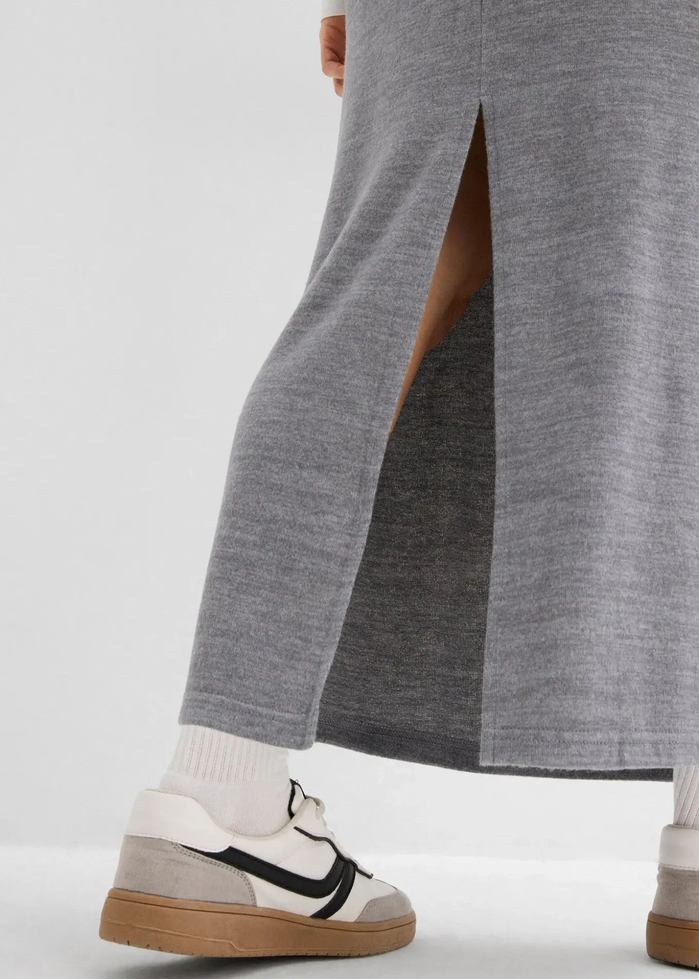 Jupe en jersey effet maille