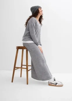 Jupe en jersey effet maille