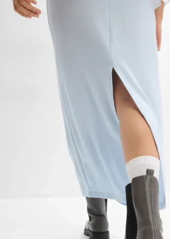 Jupe en jersey effet maille