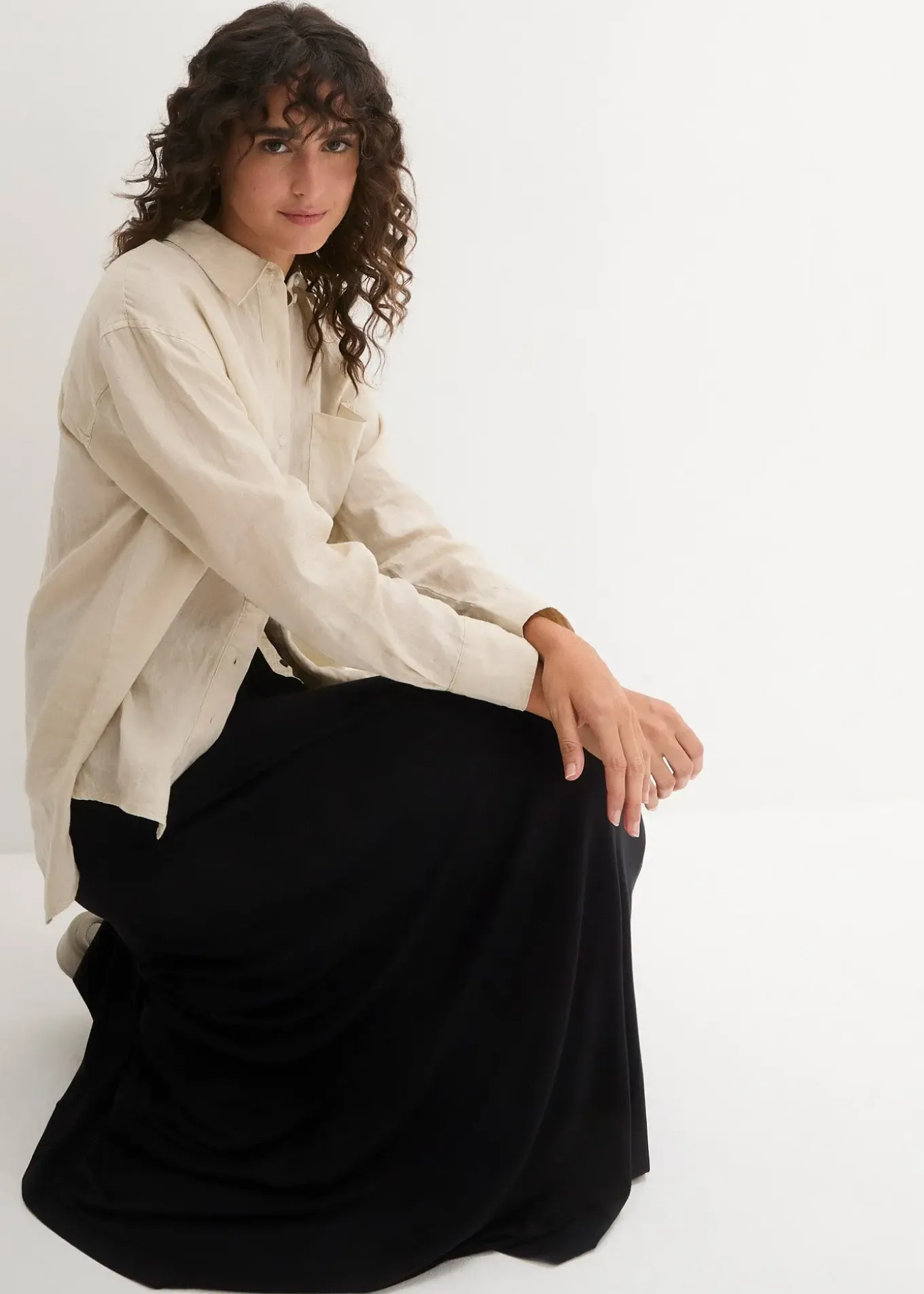 Jupe en jersey viscose