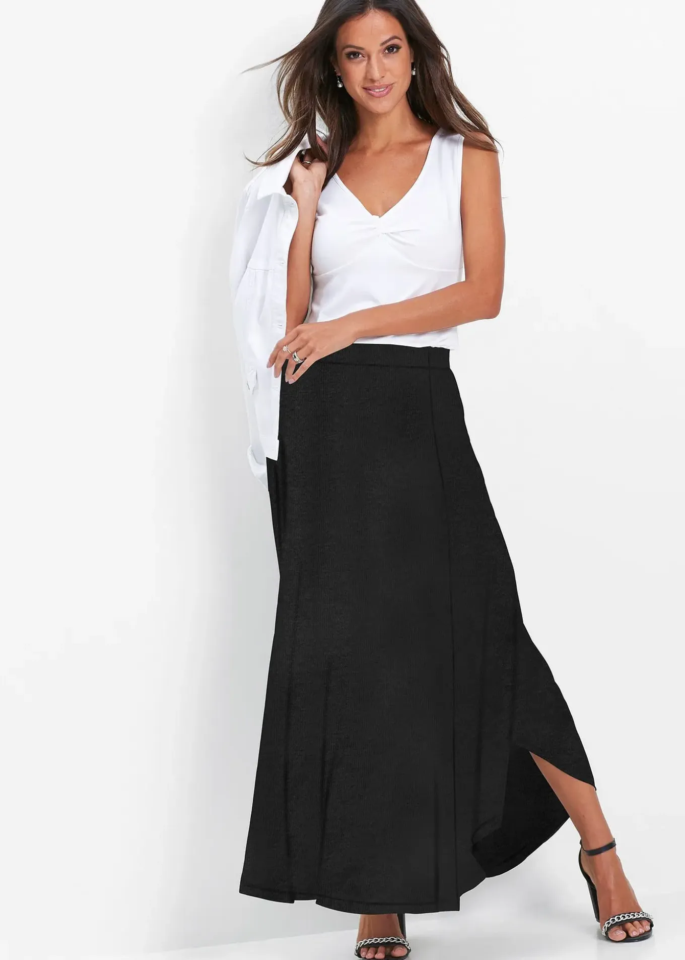 Jupe en jersey viscose