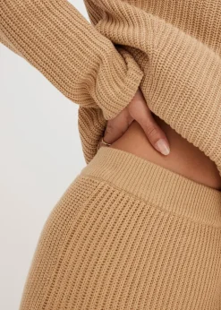 Jupe en maille 100% coton