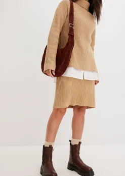 Jupe en maille 100% coton