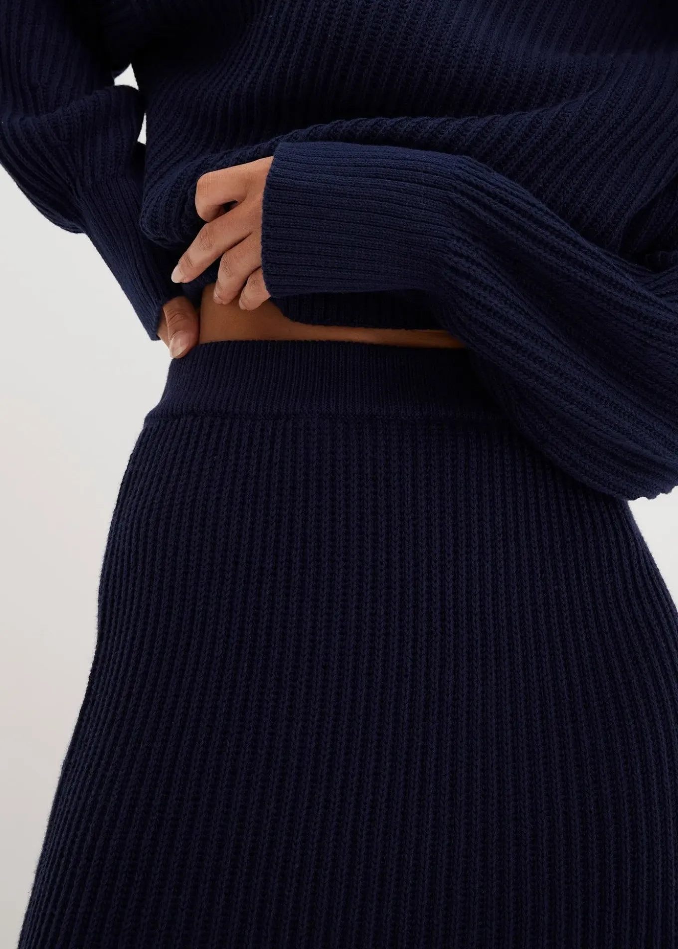 Jupe en maille 100% coton