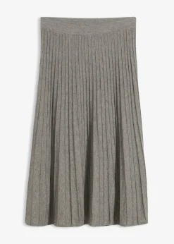 Jupe en maille avec laine mérinos