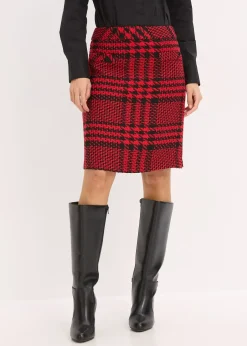 Jupe en maille bouclette