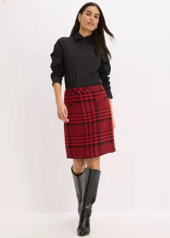 Jupe en maille bouclette