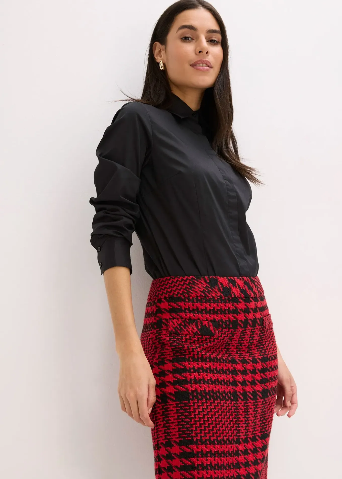 Jupe en maille bouclette