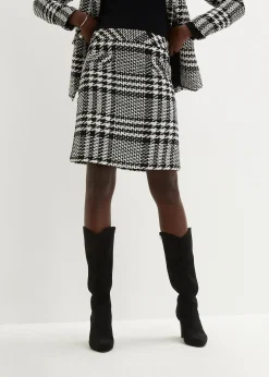 Jupe en maille bouclette