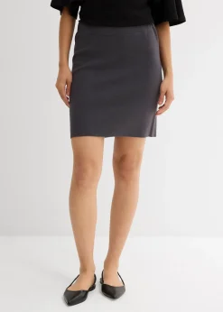 Jupe en maille de viscose mélangée