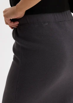 Jupe en maille de viscose mélangée