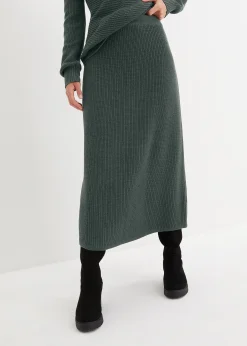 Jupe en maille, légèrement évasée