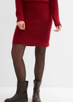 Jupe en maille torsadée