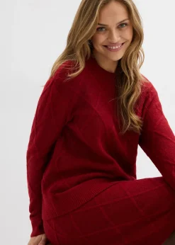 Jupe en maille torsadée