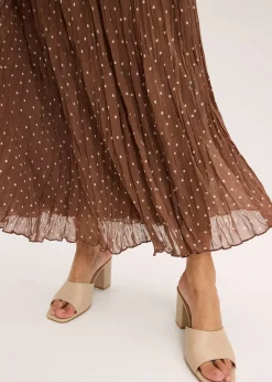 Jupe en mousseline effet froissé